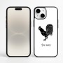 כיסוי בעיצוב אישי עם השם שלך לדגם - Apple iPhone 16 Plus בעיצוב תרנגול