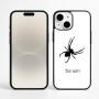 כיסוי בעיצוב אישי עם השם שלך לדגם - Apple iPhone 16 Plus בעיצוב עכביש