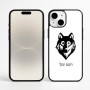 כיסוי בעיצוב אישי עם השם שלך לדגם - Apple iPhone 16 Plus בעיצוב זאב