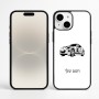 כיסוי בעיצוב אישי עם השם שלך לדגם - Apple iPhone 16 Plus בעיצוב מכונית
