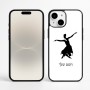 כיסוי בעיצוב אישי עם השם שלך לדגם - Apple iPhone 16 Plus בעיצוב בלרינה
