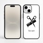 כיסוי בעיצוב אישי עם השם שלך לדגם - Apple iPhone 16 Plus בעיצוב מעצב שיער