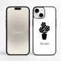 כיסוי בעיצוב אישי עם השם שלך לדגם - Apple iPhone 16 Plus בעיצוב פרח