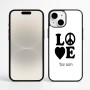 כיסוי בעיצוב אישי עם השם שלך לדגם - Apple iPhone 16 Plus בעיצוב אהבה