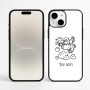 כיסוי בעיצוב אישי עם השם שלך לדגם - Apple iPhone 16 Plus בעיצוב מחזמר אנג'ל 2