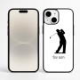 כיסוי בעיצוב אישי עם השם שלך לדגם - Apple iPhone 16 Plus בעיצוב שחקן גולף