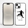 כיסוי בעיצוב אישי עם השם שלך לדגם - Apple iPhone 16 Plus בעיצוב קפיצת משוכות