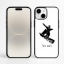 כיסוי בעיצוב אישי עם השם שלך לדגם - Apple iPhone 16 Plus בעיצוב סנובורדיסט