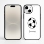 כיסוי בעיצוב אישי עם השם שלך לדגם - Apple iPhone 16 Plus בעיצוב כדורגל כדור כדורגל