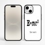 כיסוי בעיצוב אישי עם השם שלך לדגם - Apple iPhone 16 Plus בעיצוב נוסחת אלברט איינשטיין