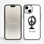 כיסוי בעיצוב אישי עם השם שלך לדגם - Apple iPhone 16 Plus בעיצוב גלובוסי שלום