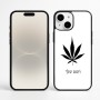 כיסוי בעיצוב אישי עם השם שלך לדגם - Apple iPhone 16 Plus בעיצוב עלה מריחואנה - גראס
