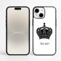 כיסוי בעיצוב אישי עם השם שלך לדגם - Apple iPhone 16 Plus בעיצוב כתר מלכותי