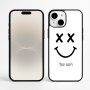 כיסוי בעיצוב אישי עם השם שלך לדגם - Apple iPhone 16 Plus בעיצוב סמיילי