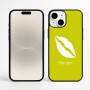 כיסוי בעיצוב אישי עם השם שלך לדגם - Apple iPhone 16 Plus בעיצוב שפתיים - נשיקה