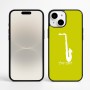 כיסוי בעיצוב אישי עם השם שלך לדגם - Apple iPhone 16 Plus בעיצוב סקסופון