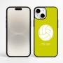כיסוי בעיצוב אישי עם השם שלך לדגם - Apple iPhone 16 Plus בעיצוב כדור כדורעף