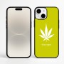 כיסוי בעיצוב אישי עם השם שלך לדגם - Apple iPhone 16 Plus בעיצוב עלה מריחואנה - גראס