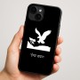 כיסוי בעיצוב אישי עם השם שלך לדגם - Apple iPhone 16 Plus בעיצוב נשר אמריקאי