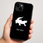כיסוי בעיצוב אישי עם השם שלך לדגם - Apple iPhone 16 Plus בעיצוב תנין