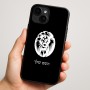 כיסוי בעיצוב אישי עם השם שלך לדגם - Apple iPhone 16 Plus בעיצוב פני אריה