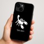 כיסוי בעיצוב אישי עם השם שלך לדגם - Apple iPhone 16 Plus בעיצוב עקרב