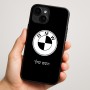 כיסוי בעיצוב אישי עם השם שלך לדגם - Apple iPhone 16 Plus בעיצוב ב.מ.וו