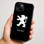 כיסוי בעיצוב אישי עם השם שלך לדגם - Apple iPhone 16 Plus בעיצוב פיג'ו