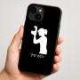 כיסוי בעיצוב אישי עם השם שלך לדגם - Apple iPhone 16 Plus בעיצוב צלמת - אישה