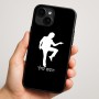 כיסוי בעיצוב אישי עם השם שלך לדגם - Apple iPhone 16 Plus בעיצוב רקדן