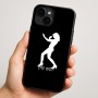 כיסוי בעיצוב אישי עם השם שלך לדגם - Apple iPhone 16 Plus בעיצוב אישה מגוננת