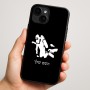 כיסוי בעיצוב אישי עם השם שלך לדגם - Apple iPhone 16 Plus בעיצוב צוללן