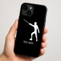 כיסוי בעיצוב אישי עם השם שלך לדגם - Apple iPhone 16 Plus בעיצוב לוחם סייף