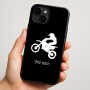 כיסוי בעיצוב אישי עם השם שלך לדגם - Apple iPhone 16 Plus בעיצוב מוטוקרוס