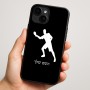 כיסוי בעיצוב אישי עם השם שלך לדגם - Apple iPhone 16 Plus בעיצוב שחקן פינג פונג
