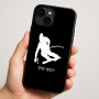 כיסוי בעיצוב אישי עם השם שלך לדגם - Apple iPhone 16 Plus בעיצוב סקי