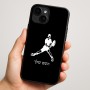 כיסוי בעיצוב אישי עם השם שלך לדגם - Apple iPhone 16 Plus בעיצוב שחקן טניס