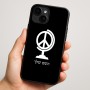 כיסוי בעיצוב אישי עם השם שלך לדגם - Apple iPhone 16 Plus בעיצוב גלובוסי שלום