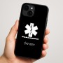 כיסוי בעיצוב אישי עם השם שלך לדגם - Apple iPhone 16 Plus בעיצוב חובש