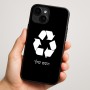 כיסוי בעיצוב אישי עם השם שלך לדגם - Apple iPhone 16 Plus בעיצוב למחזר