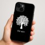 כיסוי בעיצוב אישי עם השם שלך לדגם - Apple iPhone 16 Plus בעיצוב עץ