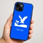 כיסוי בעיצוב אישי עם השם שלך לדגם - Apple iPhone 16 Plus בעיצוב נשר אמריקאי