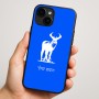 כיסוי בעיצוב אישי עם השם שלך לדגם - Apple iPhone 16 Plus בעיצוב צבי