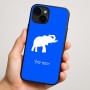 כיסוי בעיצוב אישי עם השם שלך לדגם - Apple iPhone 16 Plus בעיצוב פיל