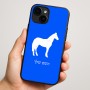 כיסוי בעיצוב אישי עם השם שלך לדגם - Apple iPhone 16 Plus בעיצוב סוס