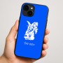 כיסוי בעיצוב אישי עם השם שלך לדגם - Apple iPhone 16 Plus בעיצוב ארנב מחזיק גזר