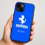 כיסוי בעיצוב אישי עם השם שלך לדגם - Apple iPhone 16 Plus בעיצוב פרארי