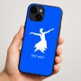 כיסוי בעיצוב אישי עם השם שלך לדגם - Apple iPhone 16 Plus בעיצוב בלרינה