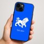 כיסוי בעיצוב אישי עם השם שלך לדגם - Apple iPhone 16 Plus בעיצוב מזלות - אריה