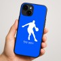 כיסוי בעיצוב אישי עם השם שלך לדגם - Apple iPhone 16 Plus בעיצוב שחקן כדורסל